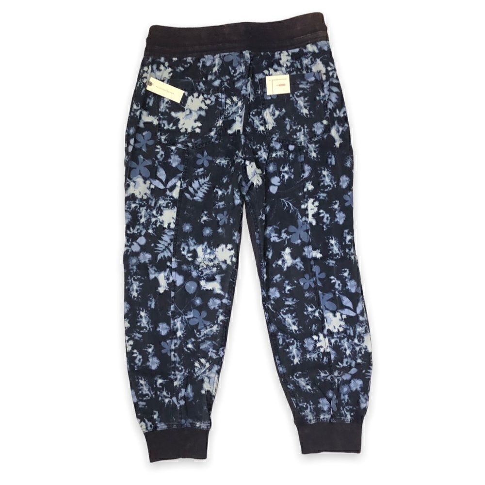 Anthropologie The Nomad Navy Blue Floral Lyocell Joggers - Picture 10 of 11
